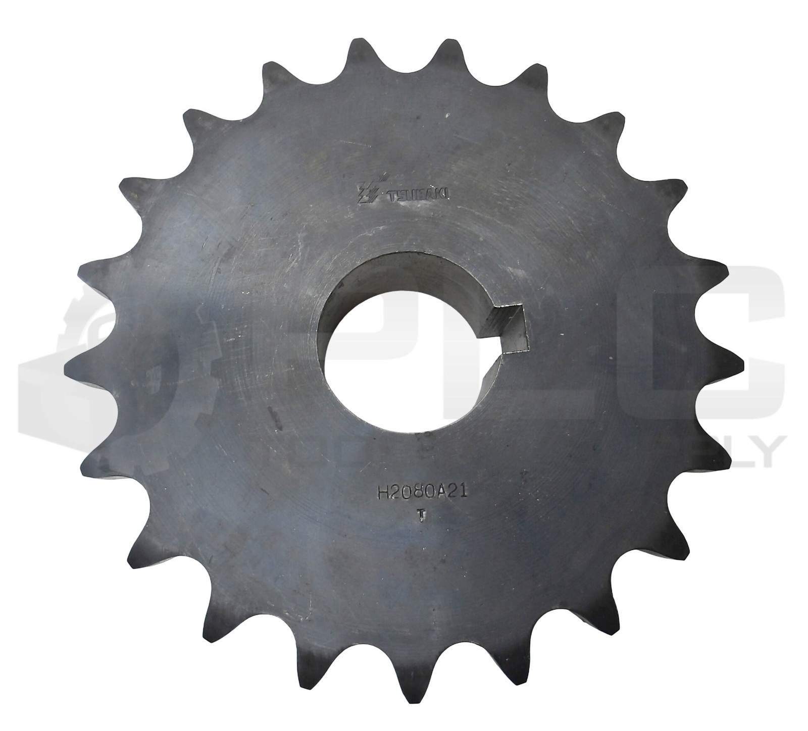 NEW TSUBAKI H2080A21 SPROCKET 21 TEETH 1-15/16″ BORE