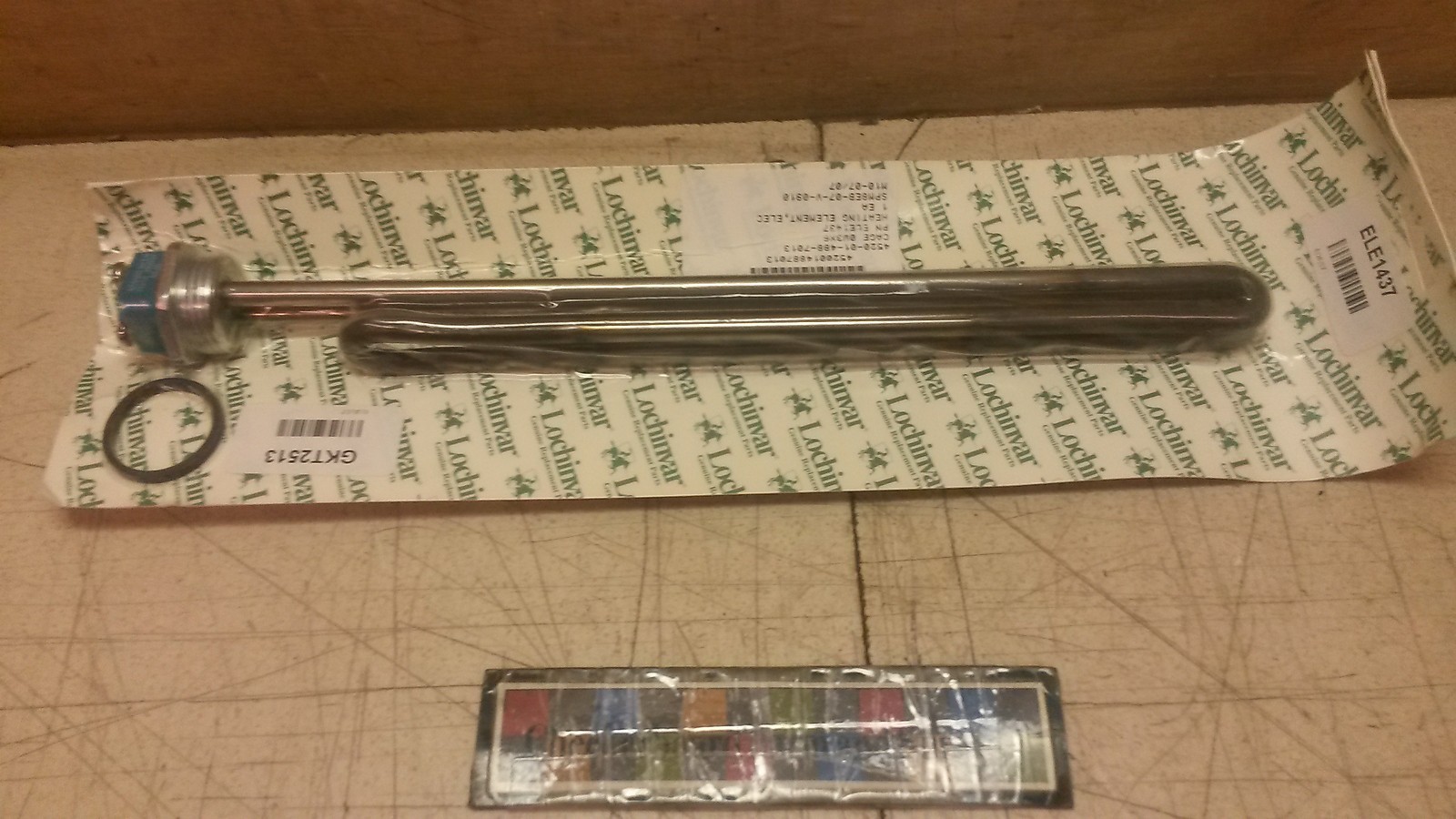 NOS Lochinvar Electrical Immersion Heating Element ELE1437 4500W 240V 1-PH