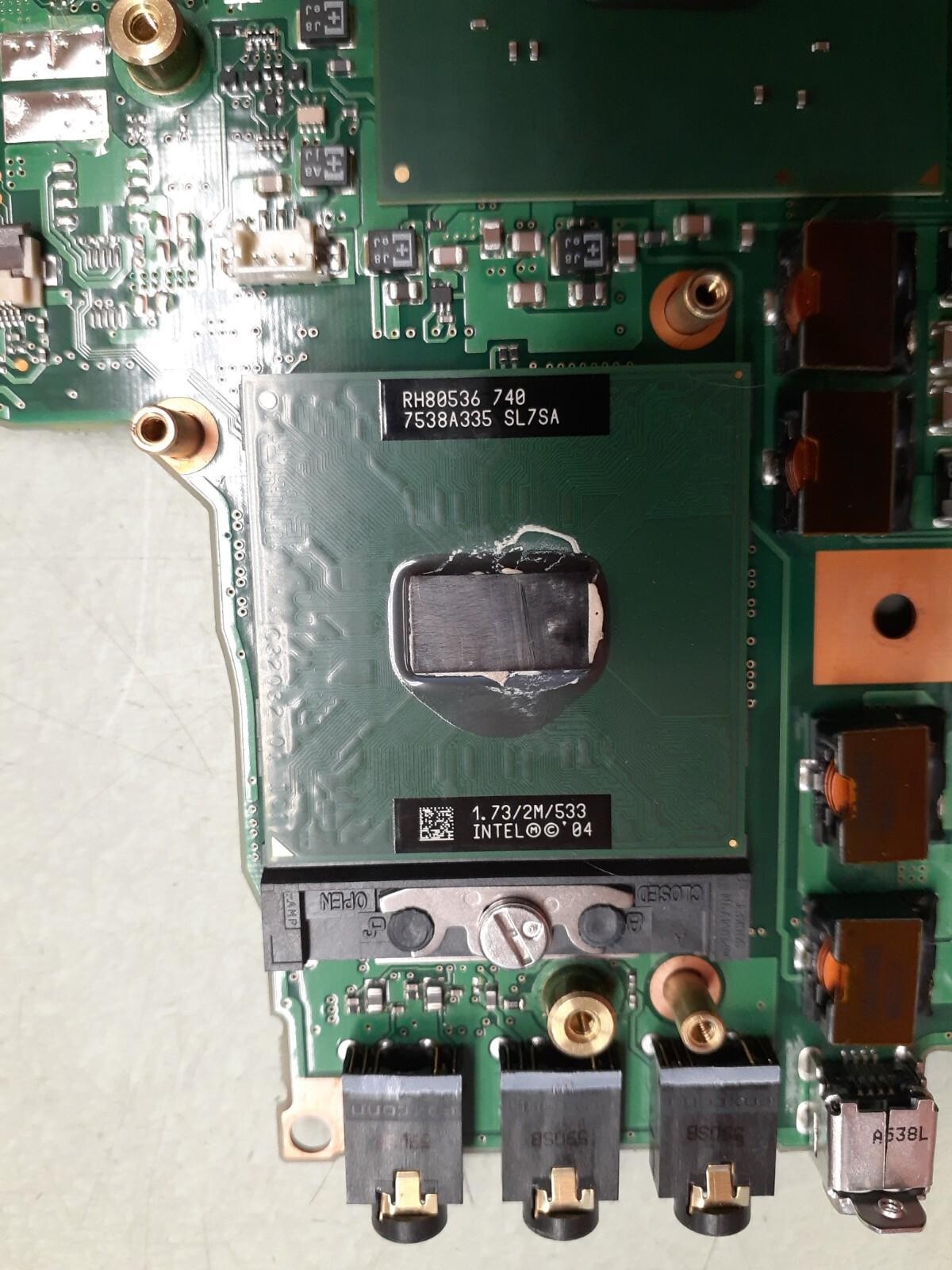 CP228500-Z2-2 Motherboard For Fujitsu LIFEBOOK S7020 S7021 / SL7SA / 2x256MB