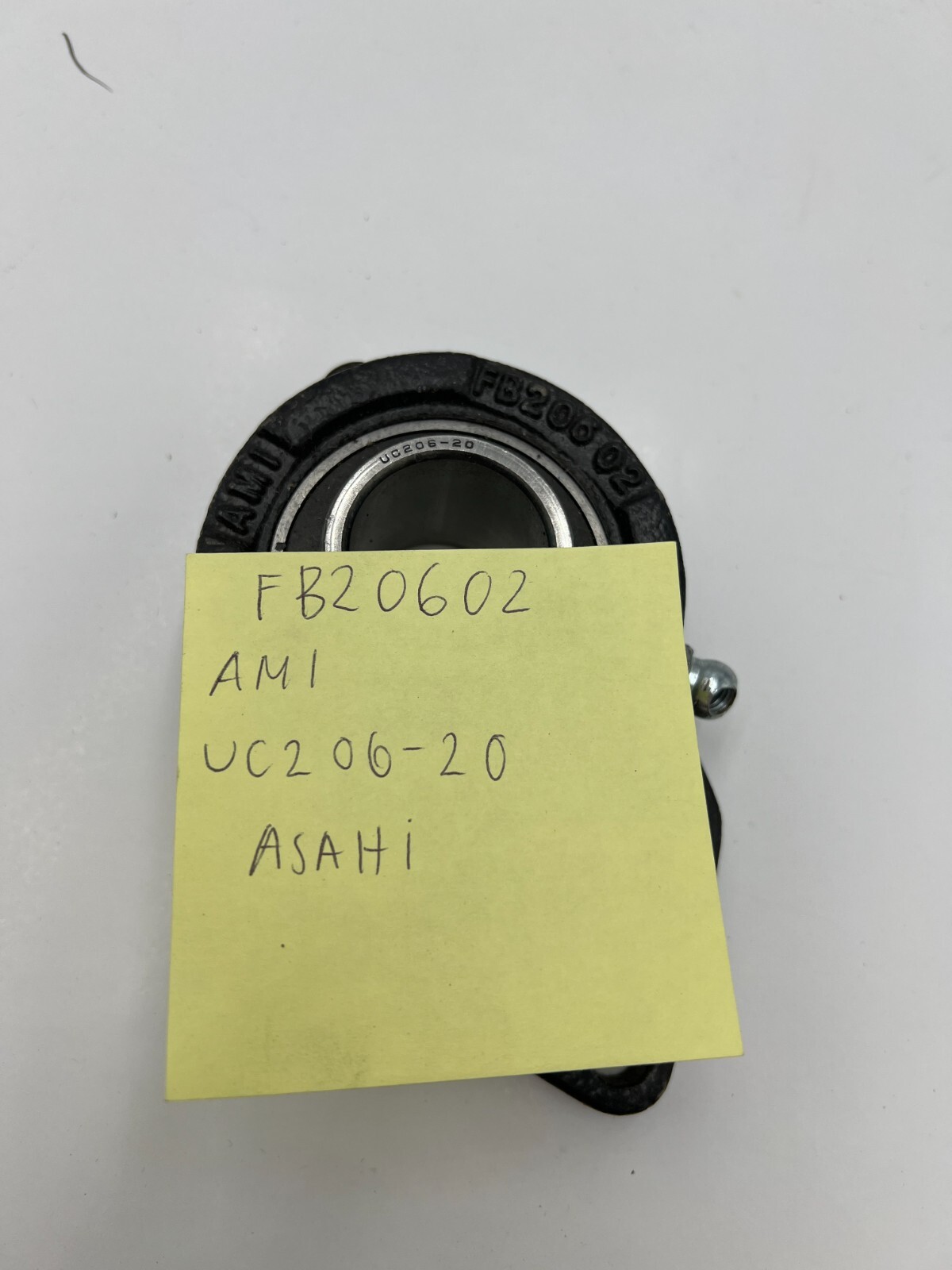 AMI FB206-02 Housing Unit UC206-20 Bearing Japan Black Replacement