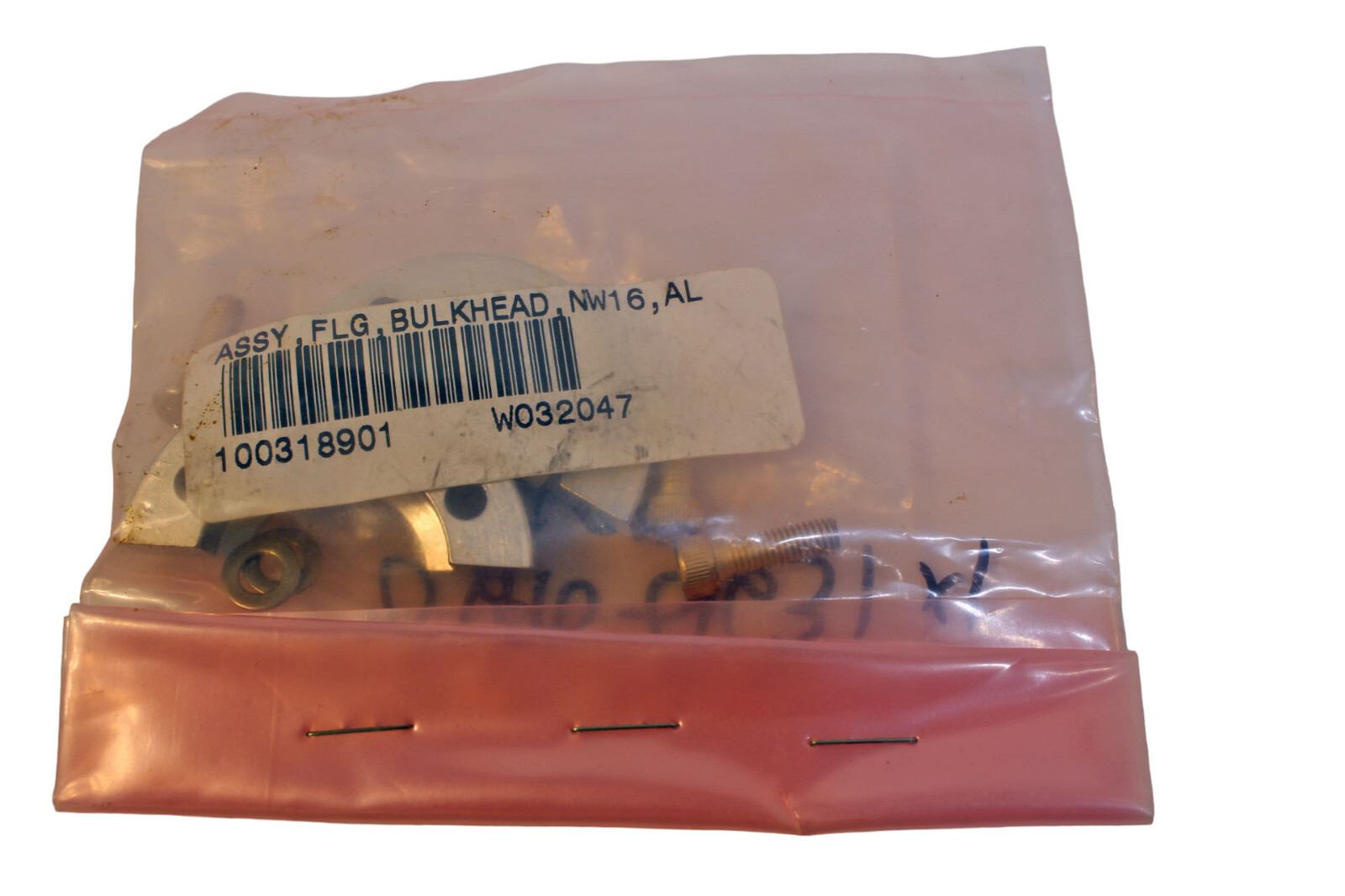 Applied Materials AMAT 0690-01631 Split Flange Bulkhead Assembly NW16, AL