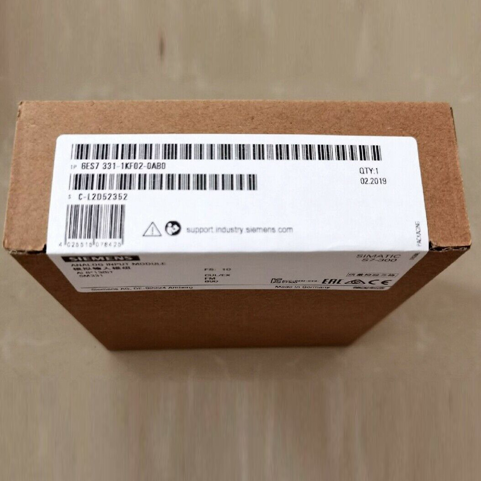 New Siemens 6ES7331-1KF02-0AB0 New6ES7 331-1KF02-0AB0 PLC Module – US Stock