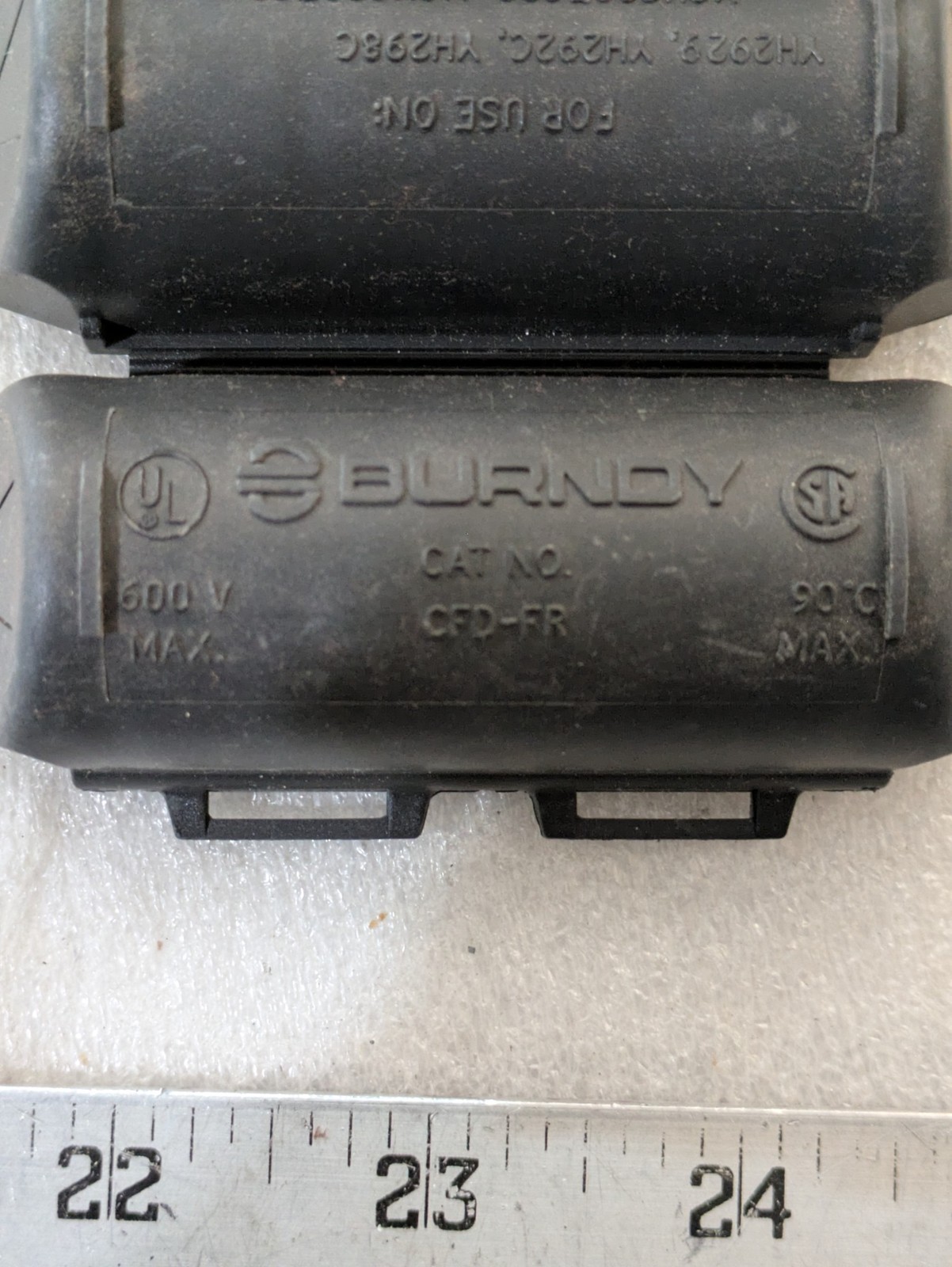 BURNDY CFDFR H-Tap Cover Flame Retardant 600V 250 kcmil Connector OEM