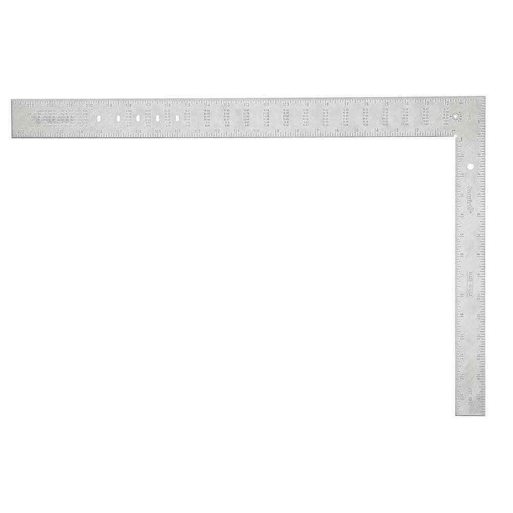 Empire Level 1140 Aluminum Square: 24″ L x 2″ W Blade, 16″ L x 1.5″ W Base