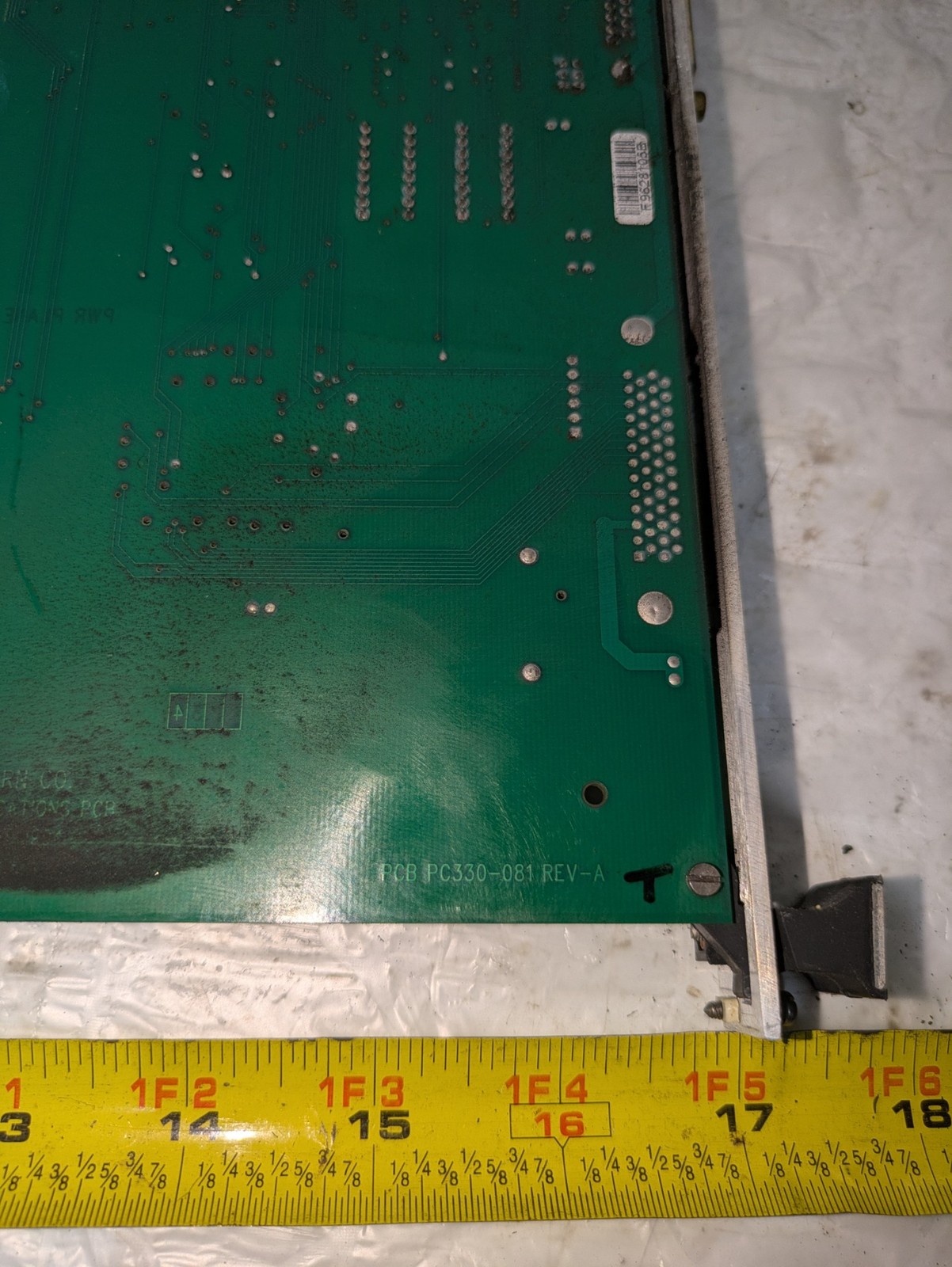 VAN DORN PCB PC330-081 REV A COMMUNICATIONS PCB SLOT CARD
