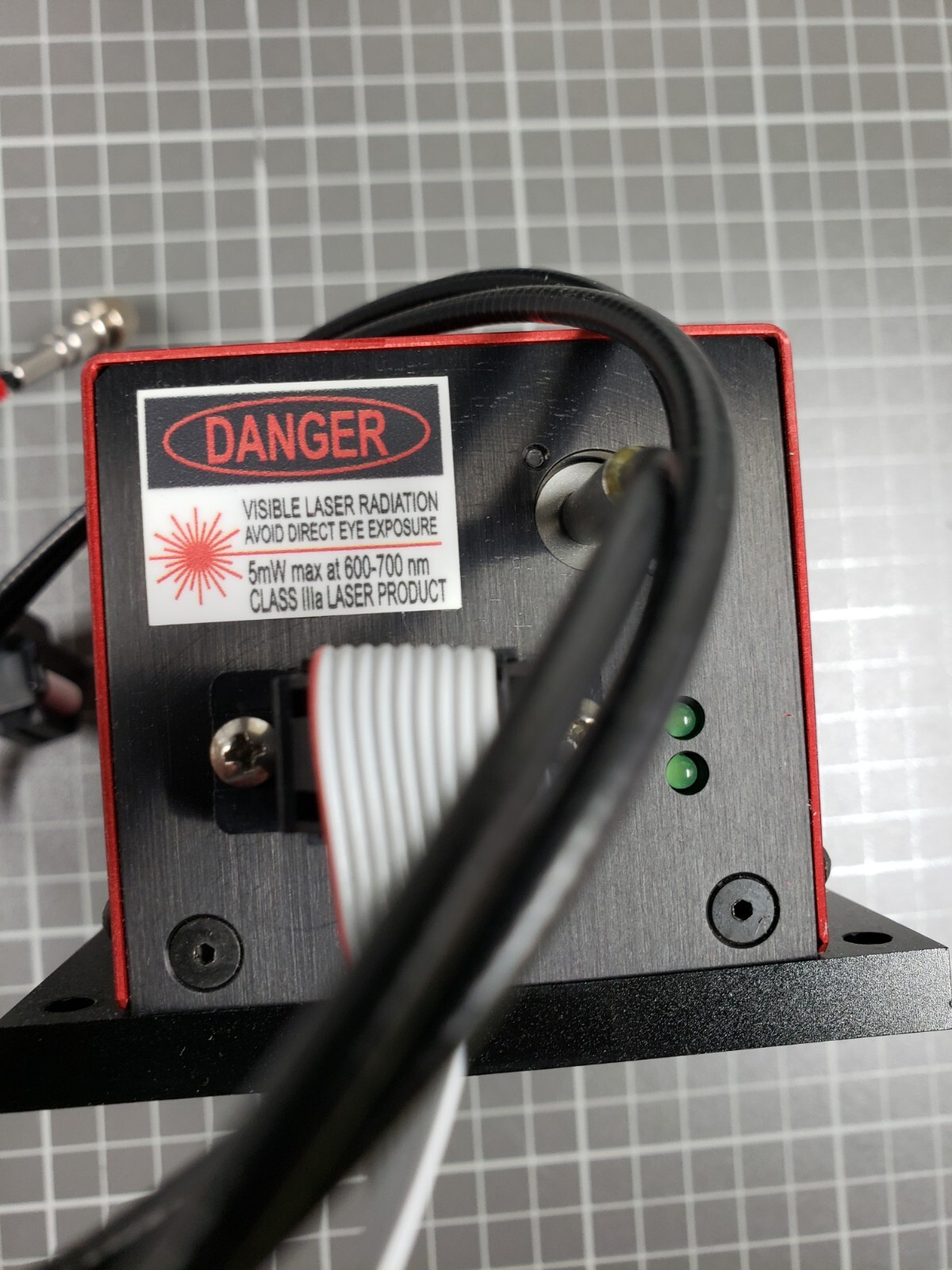 OZ-Optics OZ-1000-635-4/125-P-40-3S-3A-1-1 Ultra Stable Laser 1mW 635nM