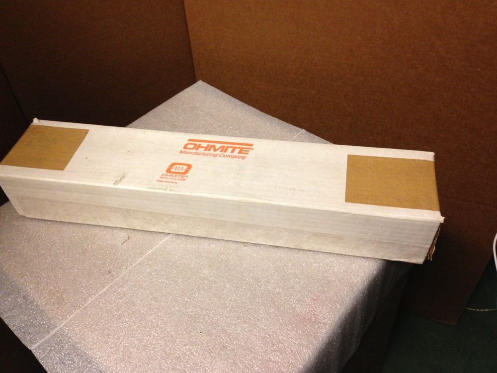 Lot Of 2, OHMITE POWER RIB RESISTOR, PFE5K8R50, 8.50 OHMS, #1223