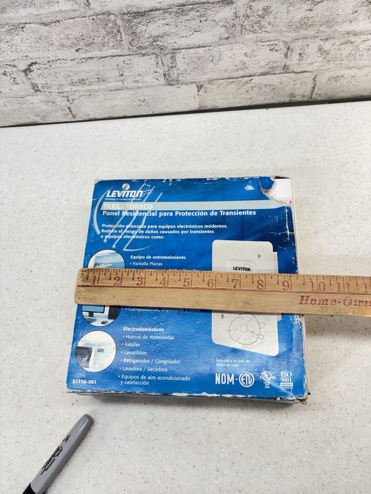Leviton 51110 Residential Panel Surge Protection Device SPD Whole House 240V