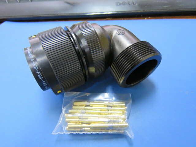 SPACECRAFT SCPBH08R24-5S-F80-142-027 Qty of 1 per Lot RECEPTACLE PLUG; 90* PLUG