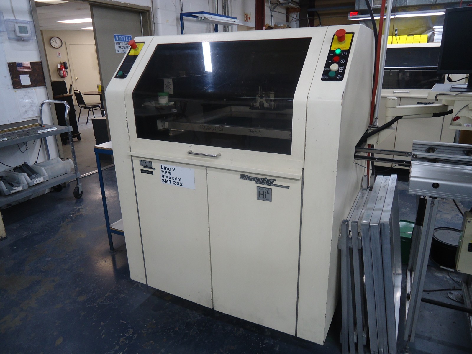MPM Corp. Cookson Comp. Ultraprint 2000 Series HIe. Model#UP 2000/B, S/N 21430