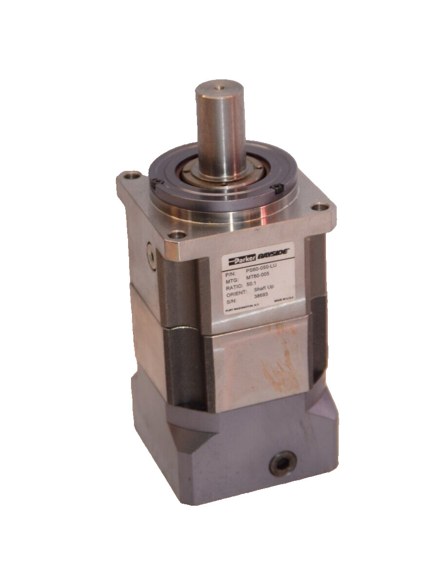 PARKER Bayside PS60-050-LU PS60050LU 50:1 Ratio 5/8″ Shaft Up Gear Head (NEW)