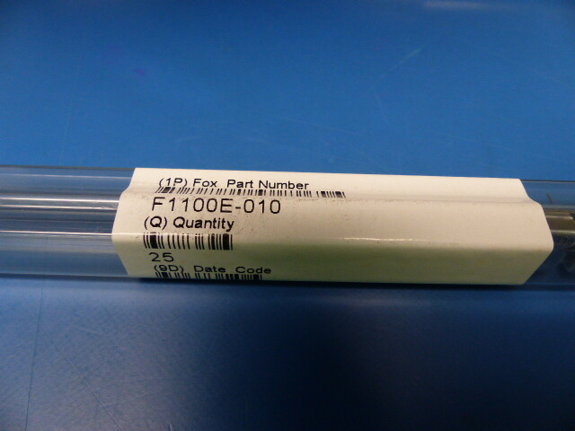 Fox F1100E-010 Qty of 26 per Lot OSCILLATORS
