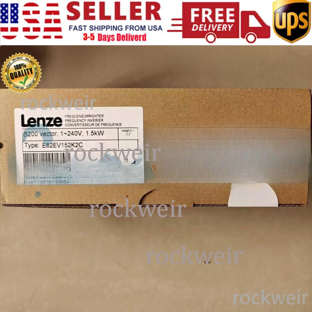 US Free TAX 1PC NEW LENZE E82EV152K2C E82EV152K-2C LENZE FREQUENCY INVERTER