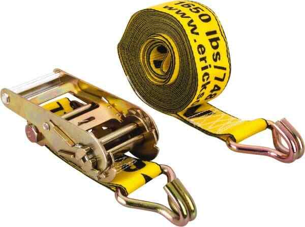 Erickson Manufacturing 52400 Web Sling: 2″ W x25′ Long, 5,000 lb Choker, Yellow