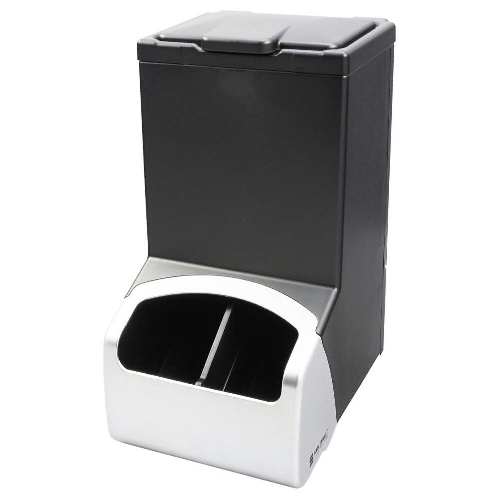 SAN JAMAR MODBFD FIFO Condiment Organizer,16.57″ H,Black 483K93
