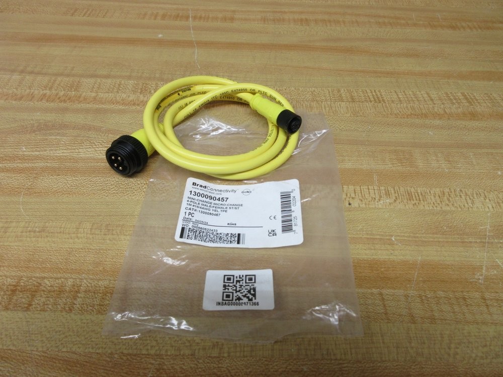 Molex Woodhead 1300090457 Brad Connectivity Cordset