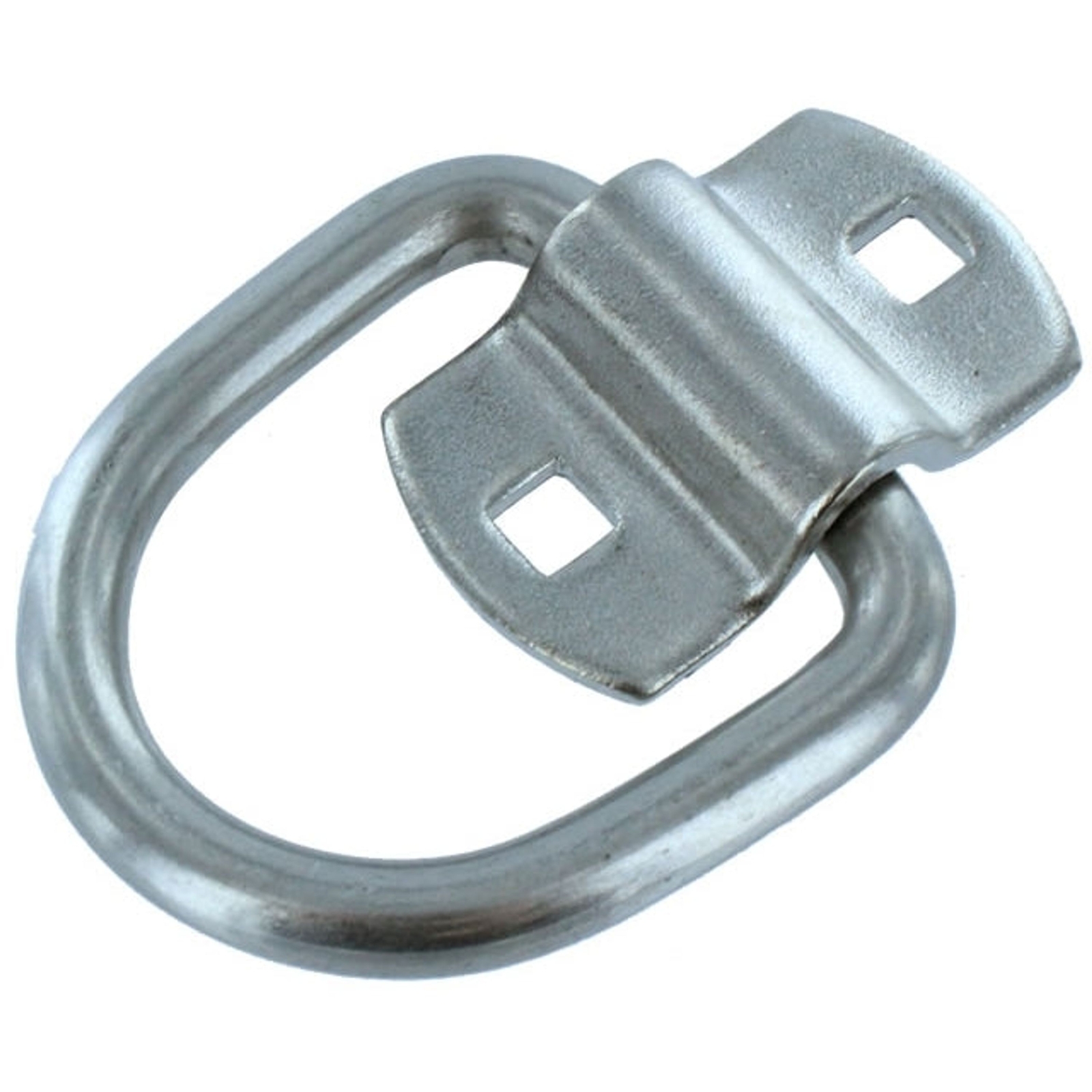 USCC 2-5/16″ D-Ring Tie Down w/Mounting Bracket – White Zinc Plated Steel -20PK
