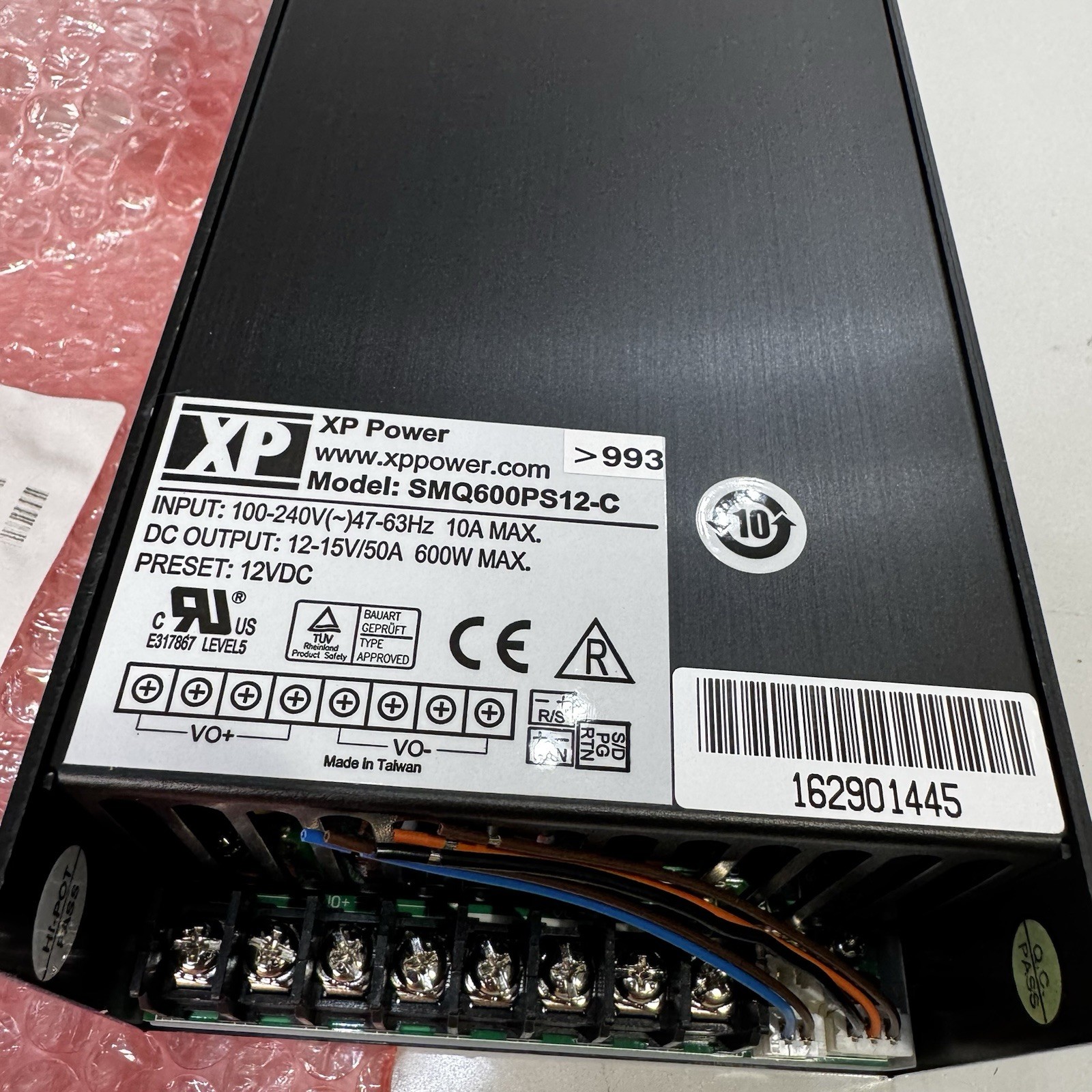 XP POWER PSU SMQ600PS48-C 12-15V 600W