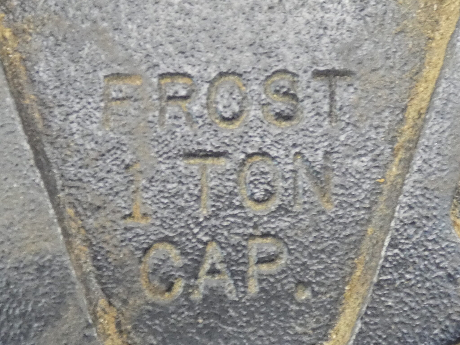 Frost Incorporated 0600400 Hand Pushed Trolley, Frost 1 Ton Cap