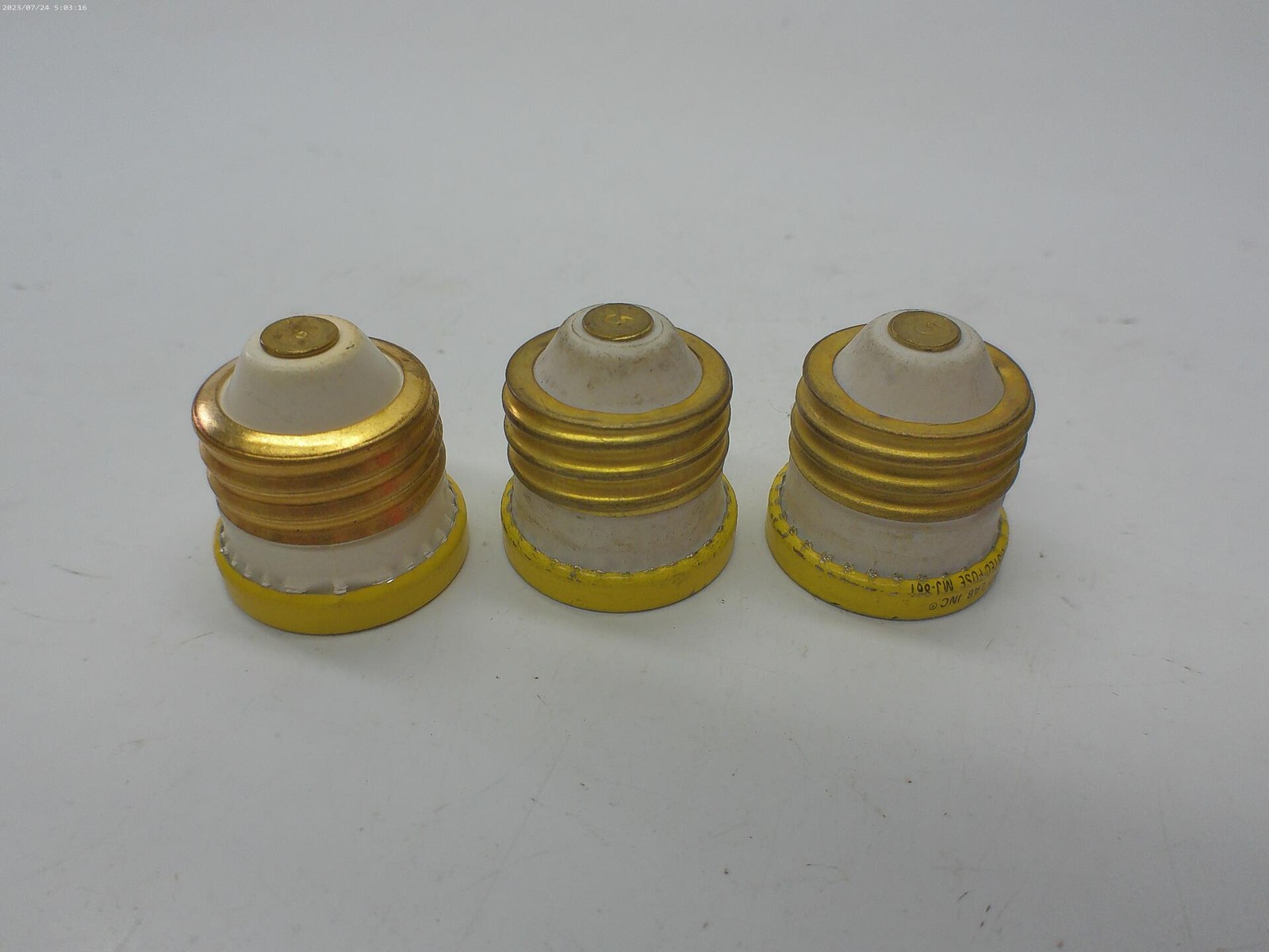 BUSSMANN TYPE W 5AMP FUSE LOT OF 3 NSNP