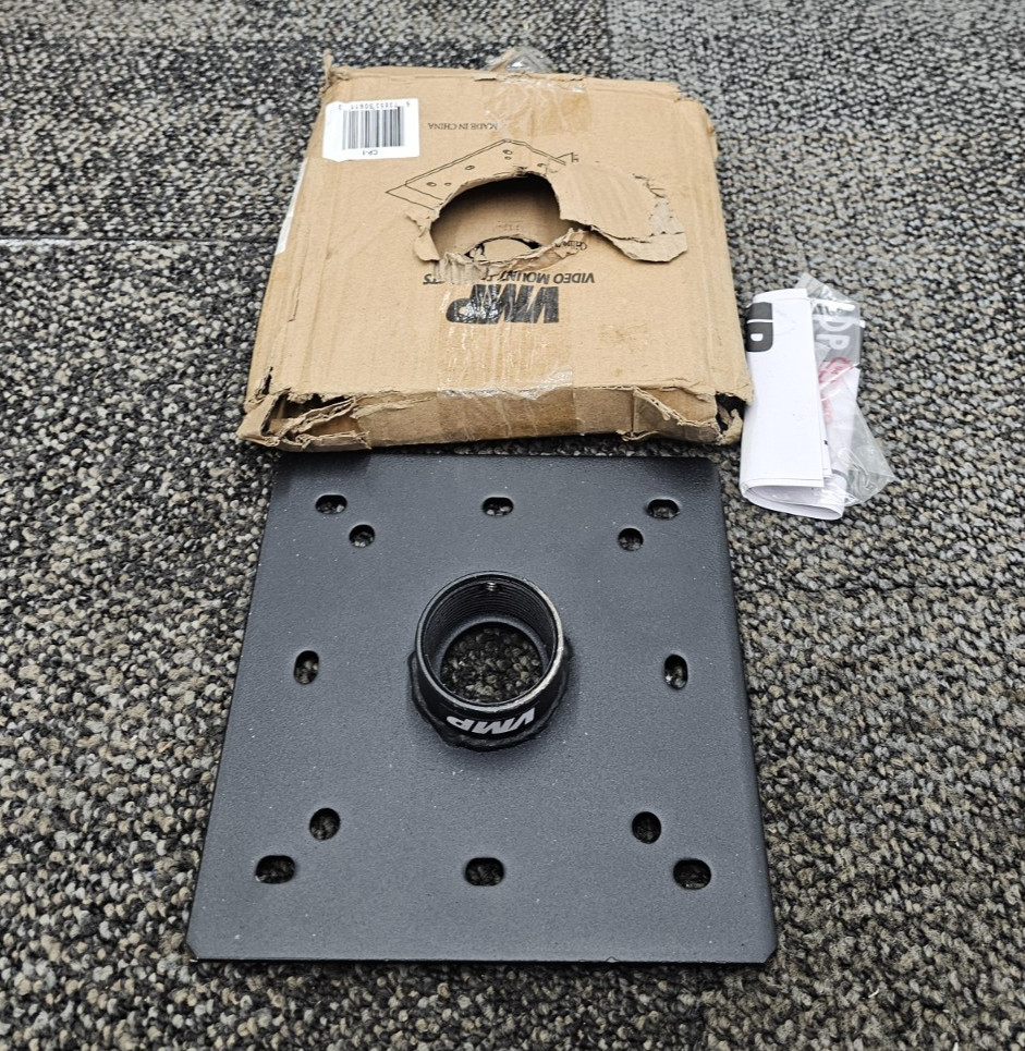 Video Mount Products VMP CP-1 Ceiling Plate for Standard 1.5″ NPT Pipe