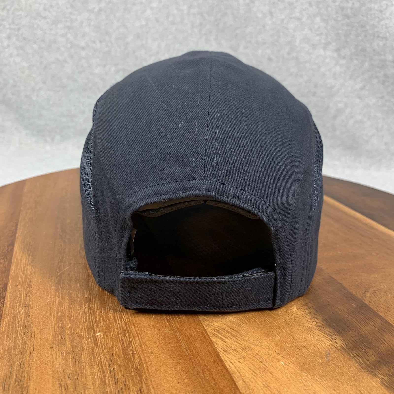Bump Cap Safety Hat Navy Mesh Sides EN812:2012 Adjustable 54-59cm Hook Loop