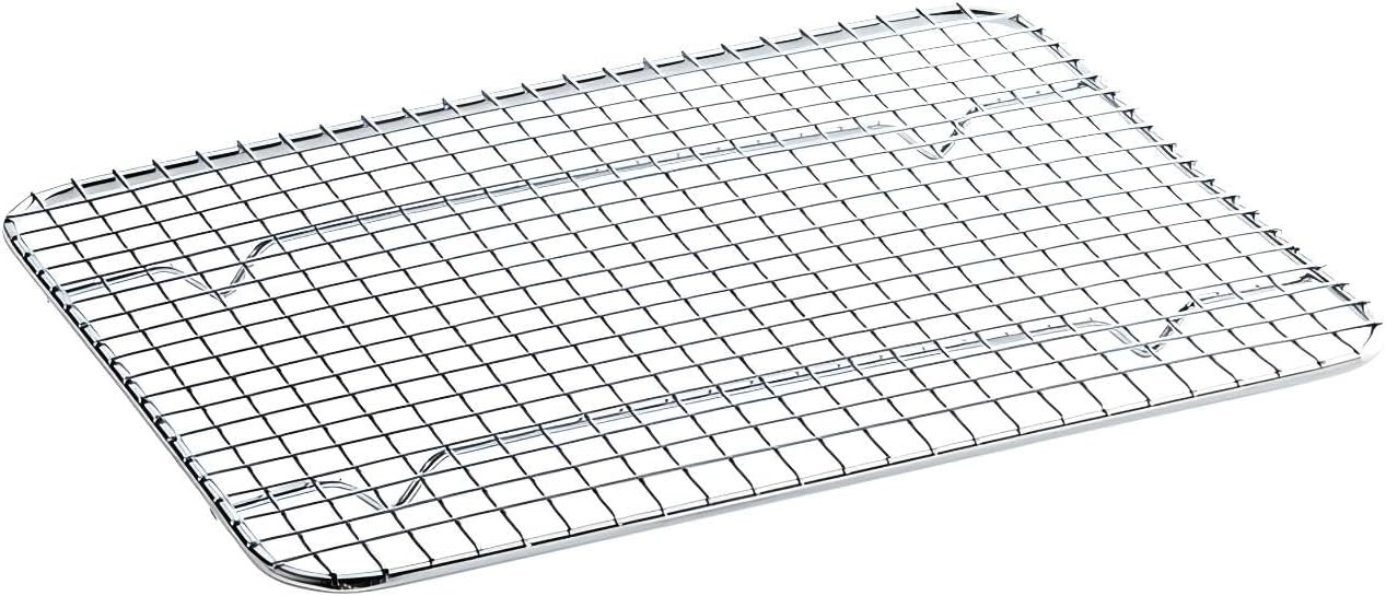 8″ x 10″ Stainless Steel Pan Grate for 1/2 Size Steam Table Pans