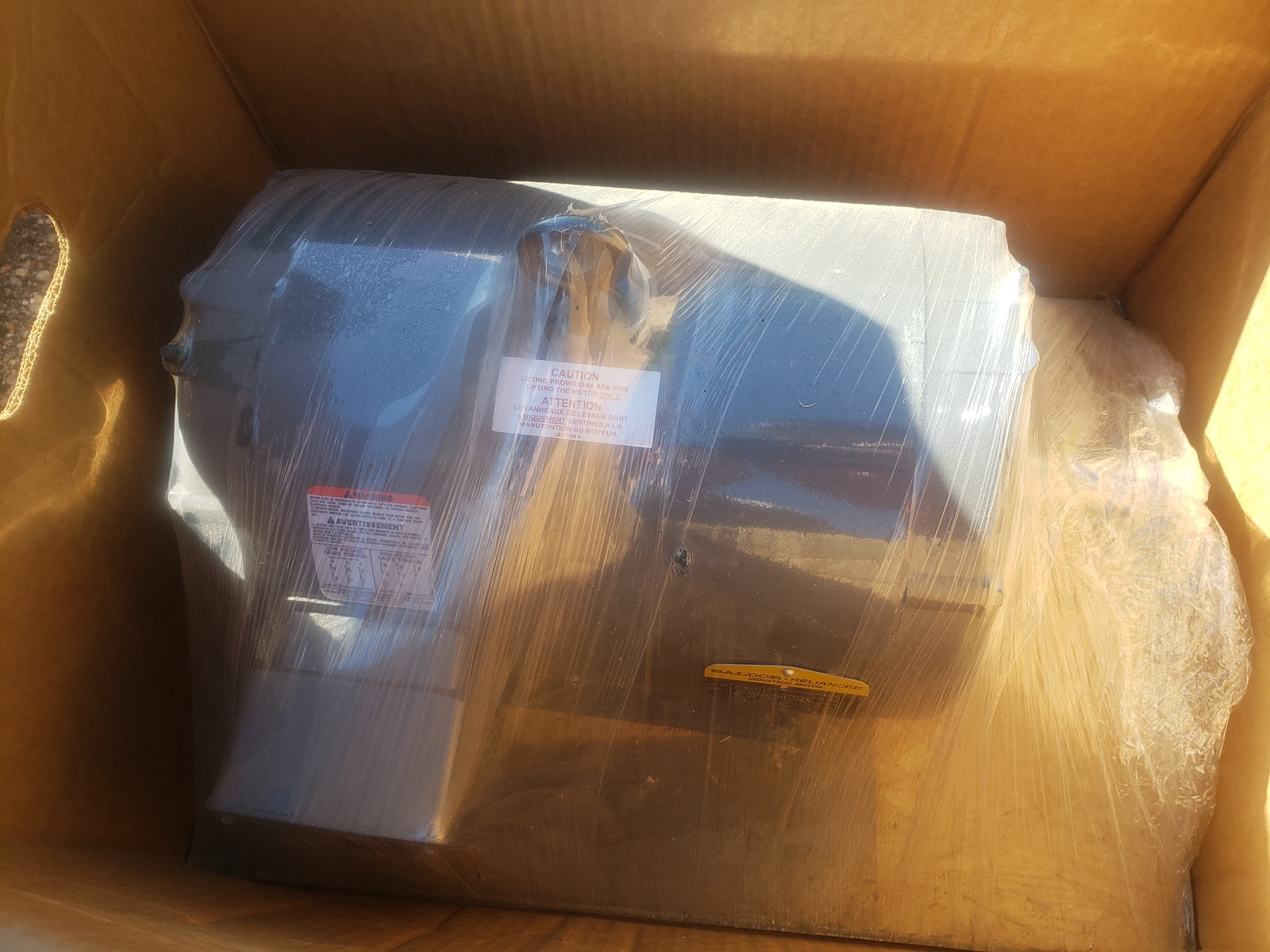 NSOP Baldor-Reliance Motor AOM3714T 10 AIR OVERHP 1770RPM 3PH 60HZ A0M3714T
