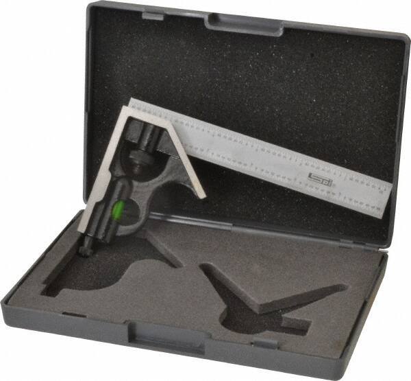 SPI 2 Piece, 6″ Combination Square Set 1/32 & 1/64″ (English/Metric) Graduati…