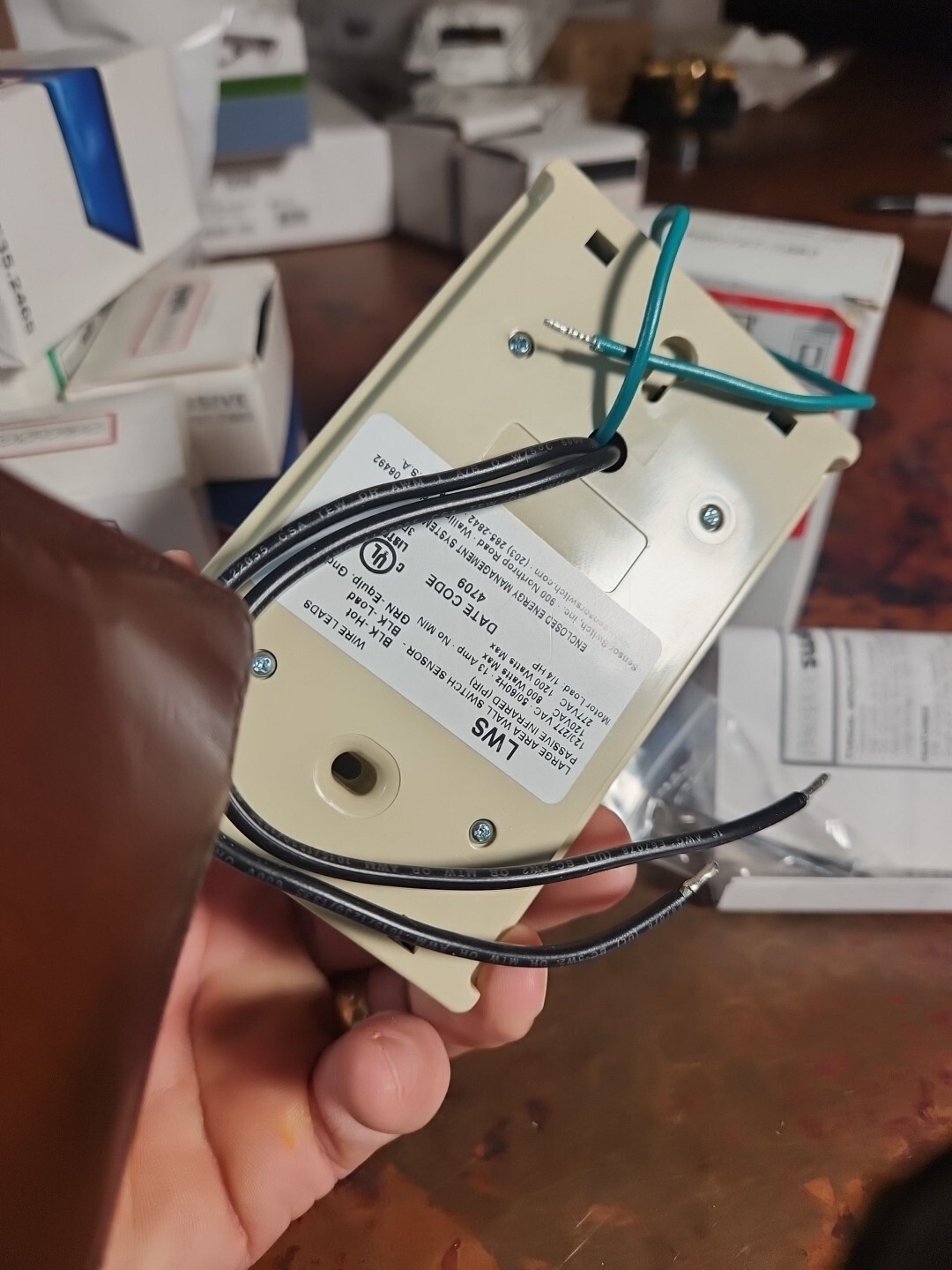 Sensor Switch LWS IV 120 V/277 V AC Occupancy Sensor READ!