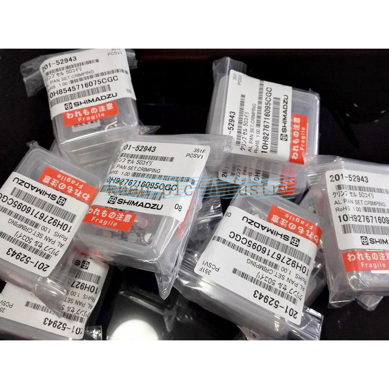 50pcs New SHIMADZU 201-52943 5.8*1.5mm Aluminum Crucible