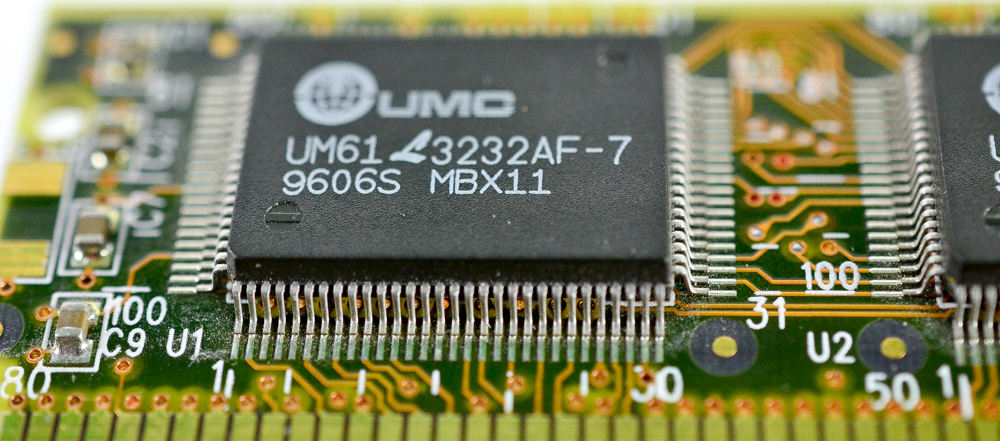 UMC UM-61-32332AF-7 9606S MBX11 GA-586AMC AG8KX8 REV.1A 94V-0 9608 Board
