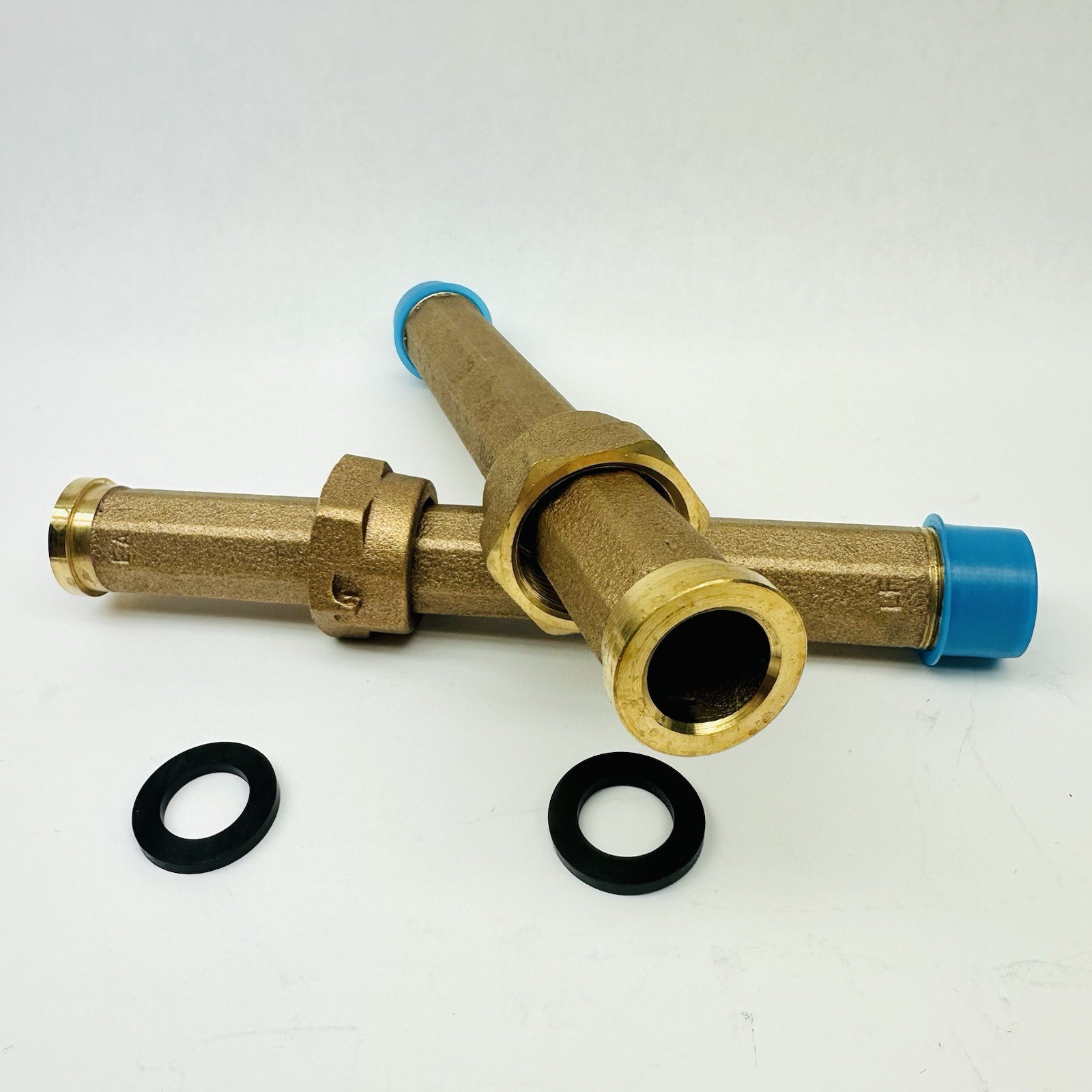 2-Pack A.Y. McDonald 5030-017, 74620Z Bronze Meter Coupling W/Wire Hole & Gasket