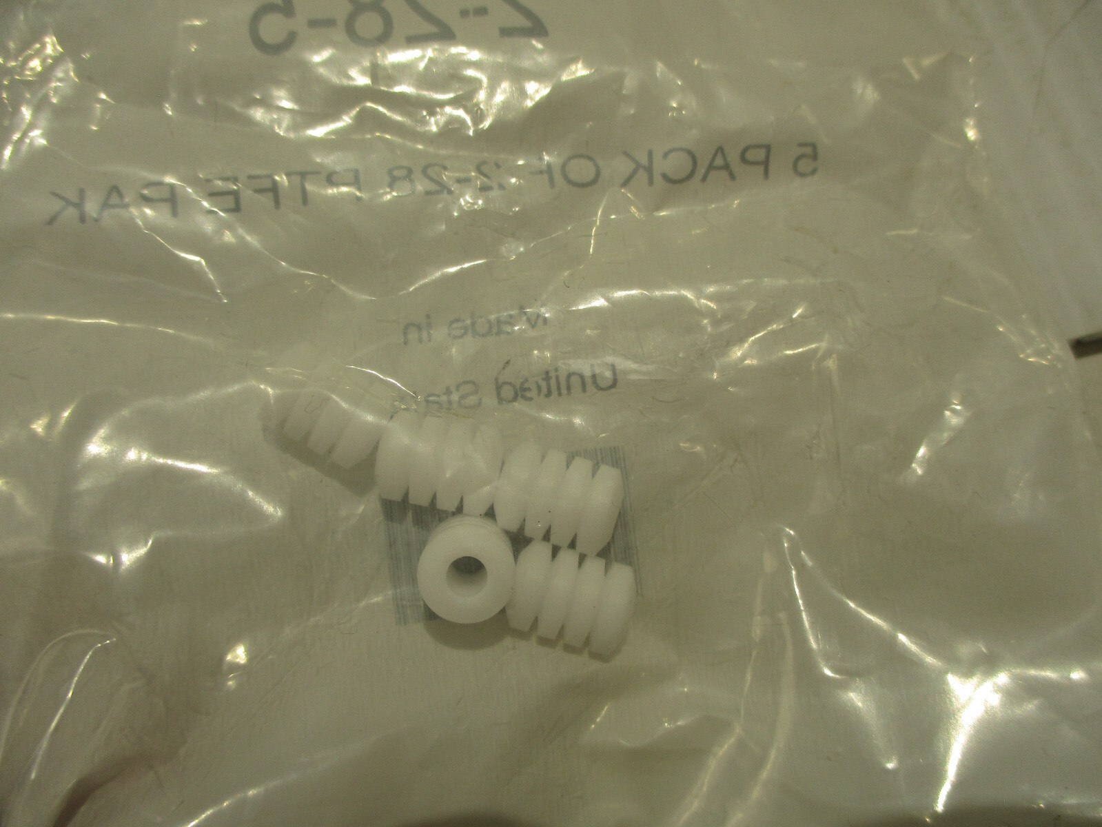 NEW PACK OF 5 BINKS 2-28-5 TEFLON PACKING GUN REPAIR FOR MODEL 7