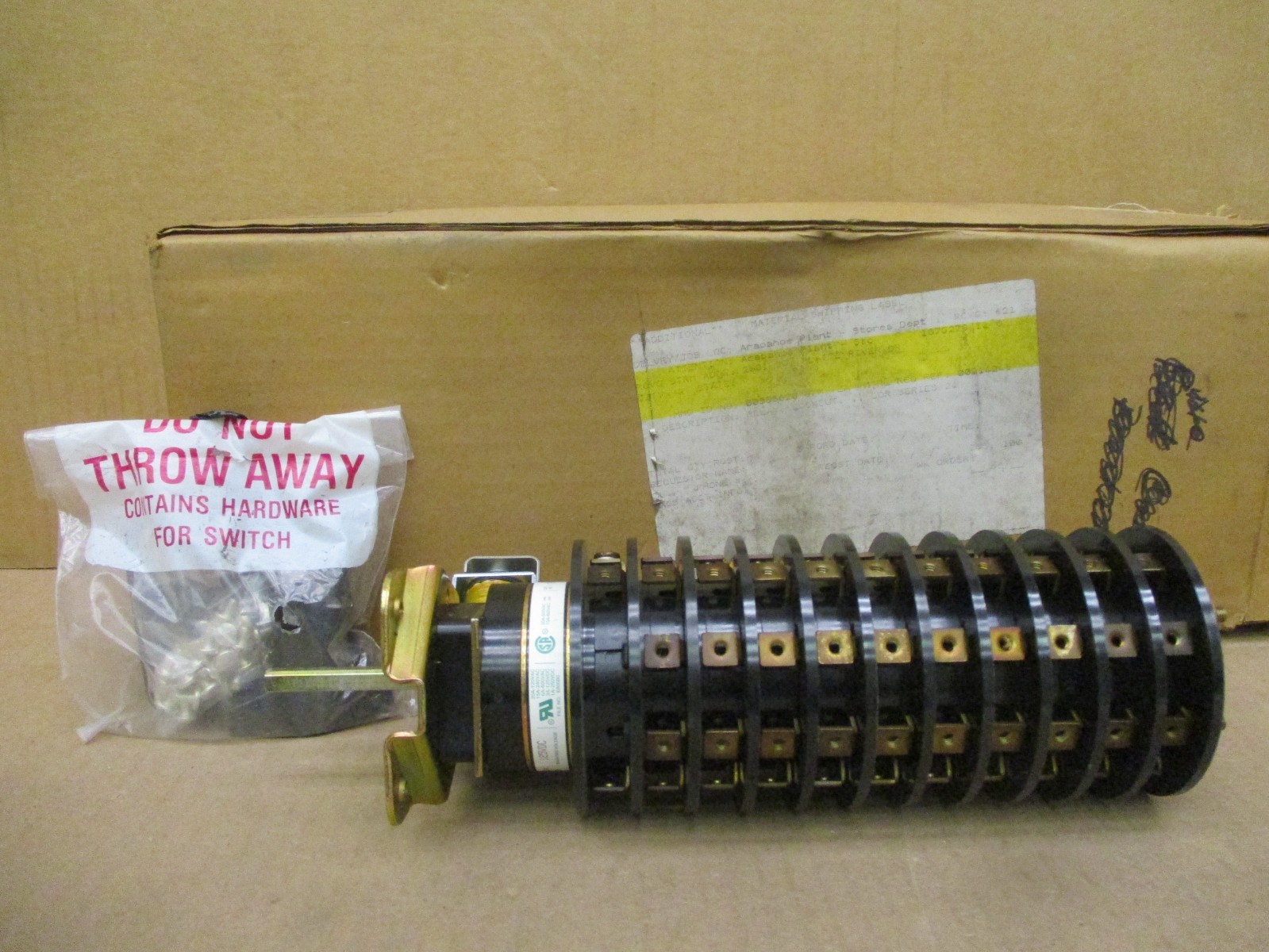 New Open Box Electroswitch 7810K 0006 Series 24 LOR Switch & Relay 53080NADC