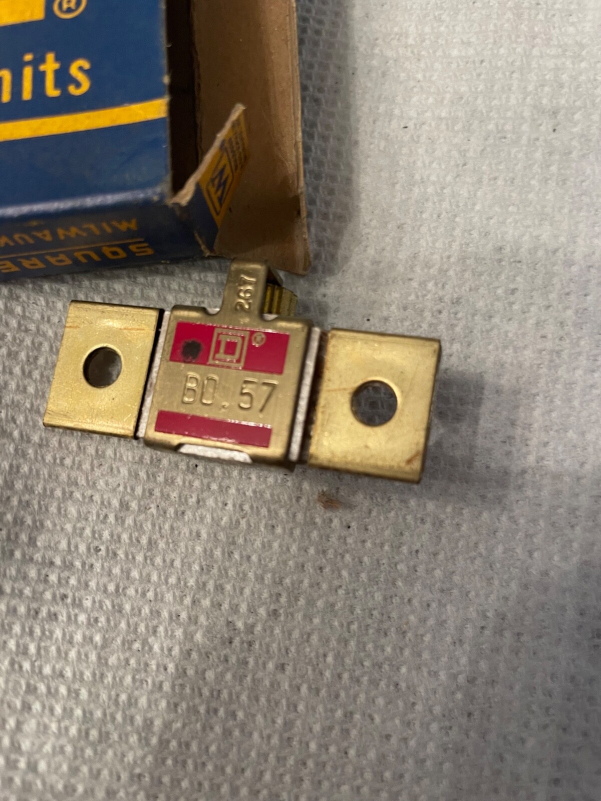 Square D B0.57 Overload Thermal Unit Heating Element LOT OF 2