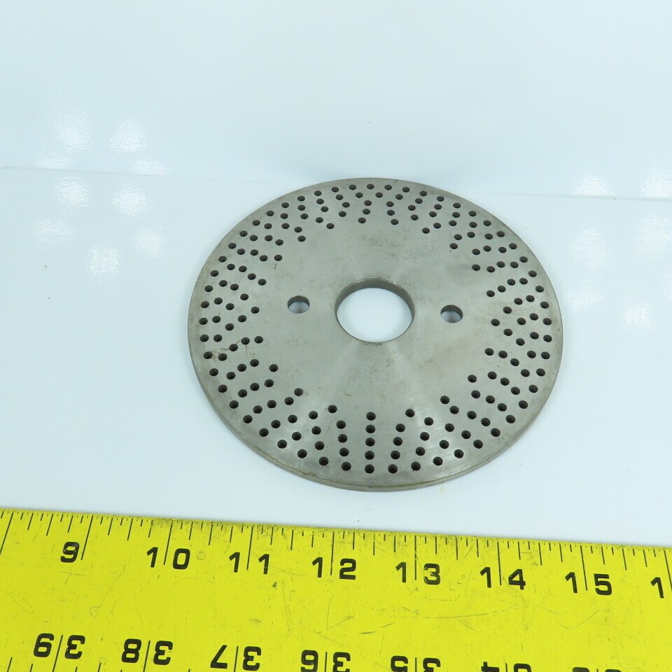Bridgeport No. 3 5-1/2″ OD Dividing Head Indexer Hole Plate 1-1/8″ Bore