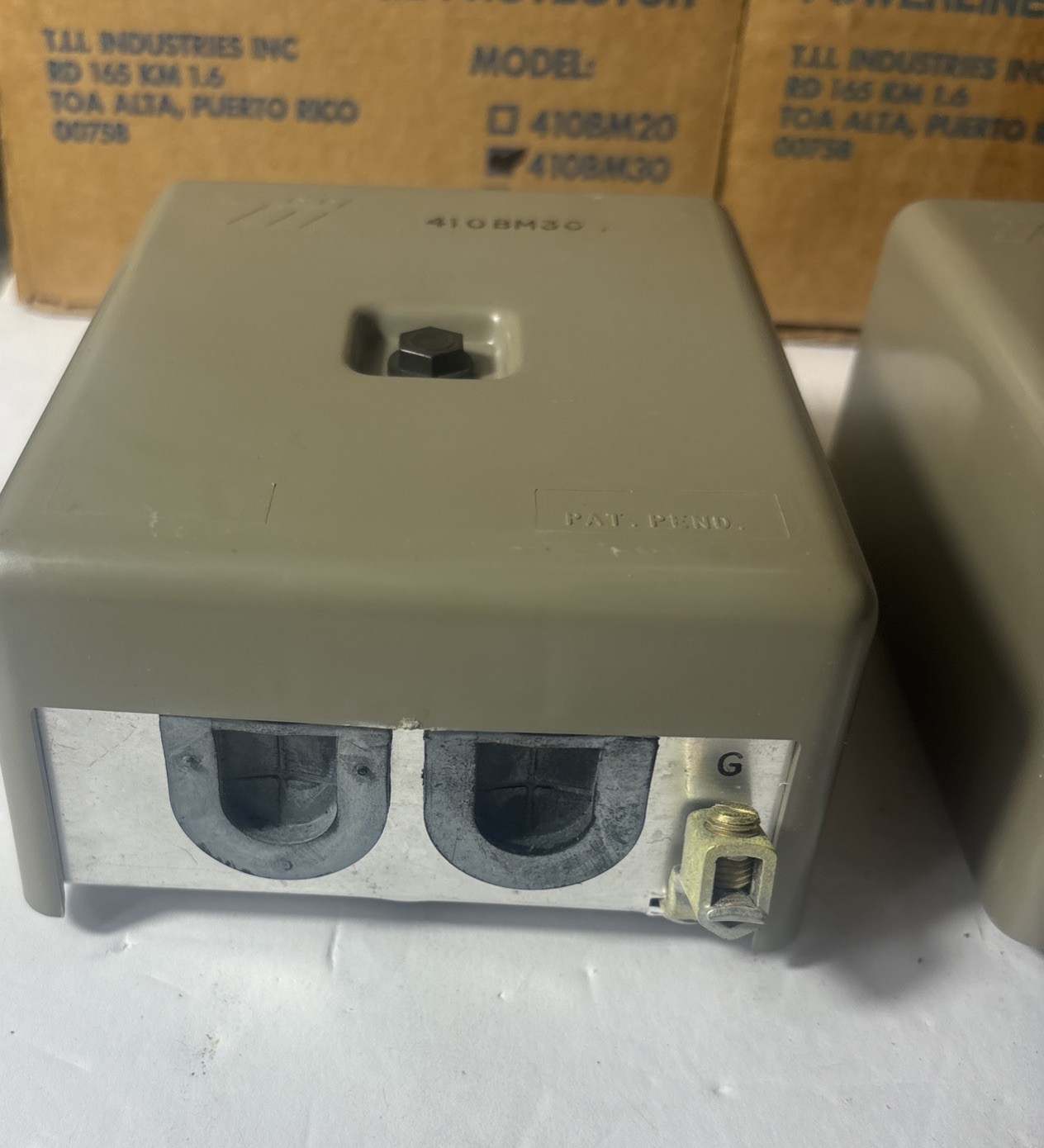 Lot Of 2 TII 400 series Transient Voltage Surge Suppressor 410BM30