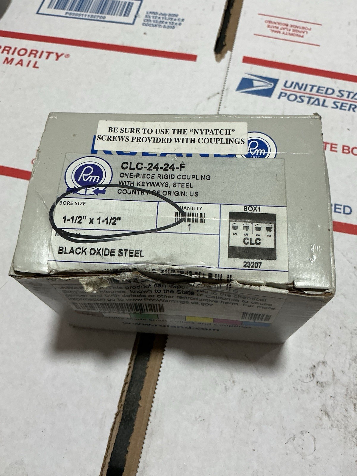 RULAND MANUFACTURING CLC-24-24-F Rigid Shaft Coupling,Clamp,3-7/8″ L 2ALK6 A4