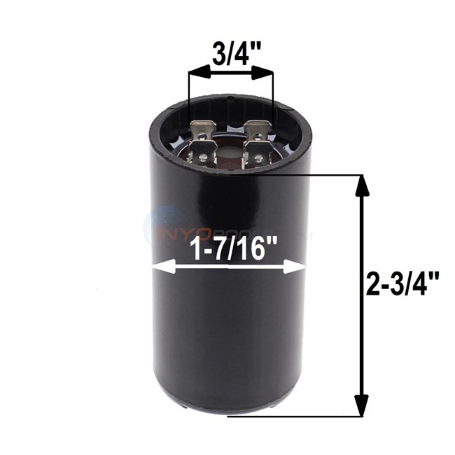 Packard BC270 330VAC Motor Start Capacitor 330V AC 1.5″ Diameter