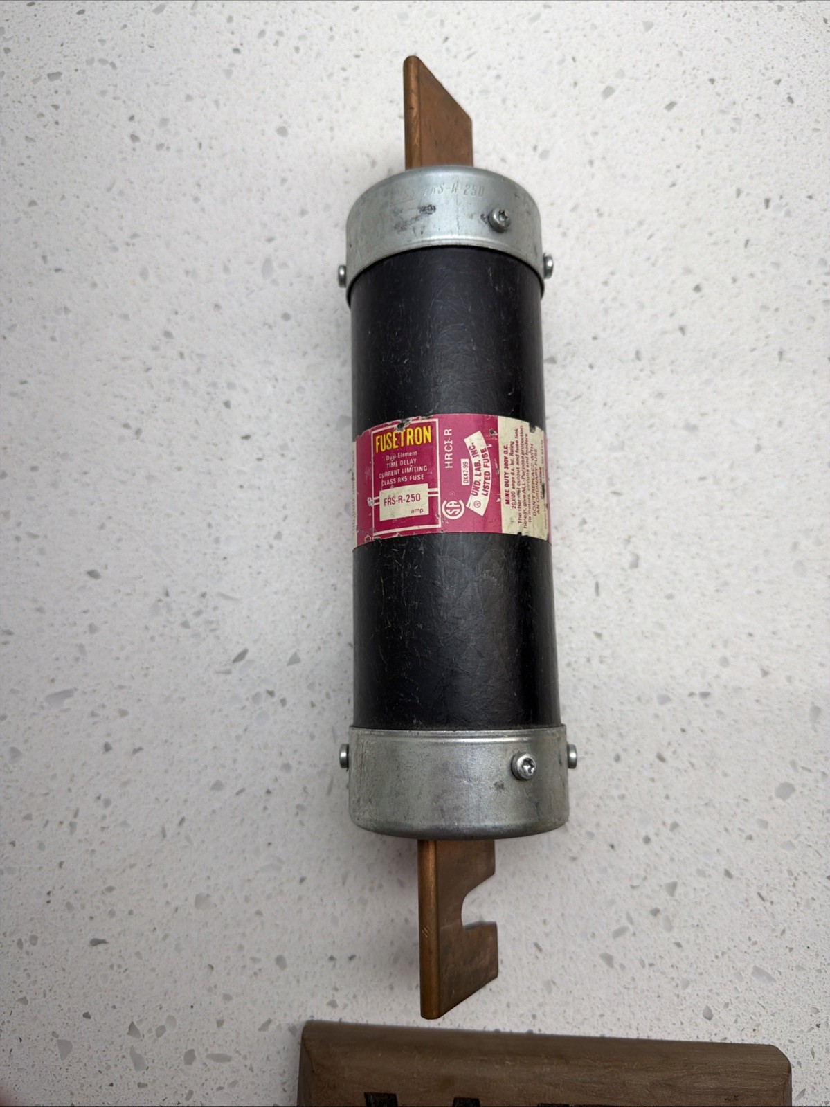 NEW OLD STOCK! BUSSMANN FUSETRON 250A 600V TIME-DELAY FUSE FRS-R-250