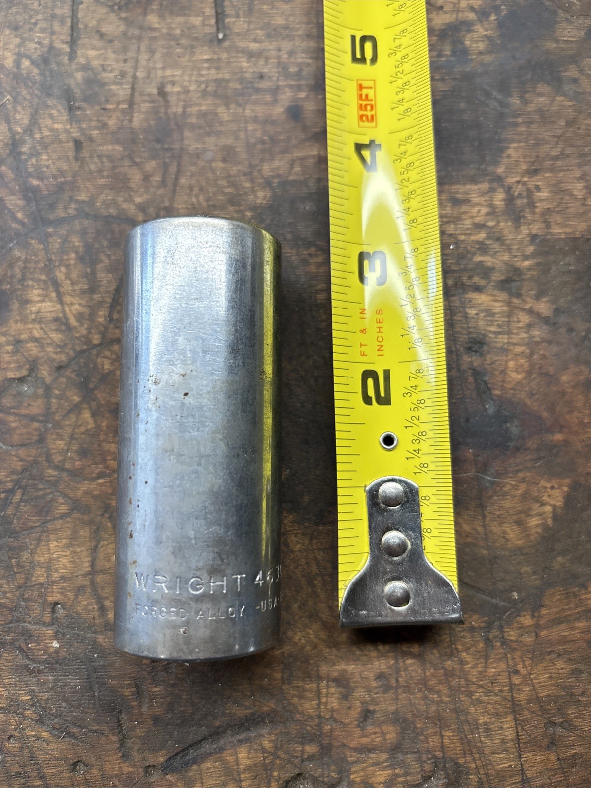 Wright Tool 4630 15/16 – 1/2Inch Drive 12 Point Deep Socket – W/ Pin Hole