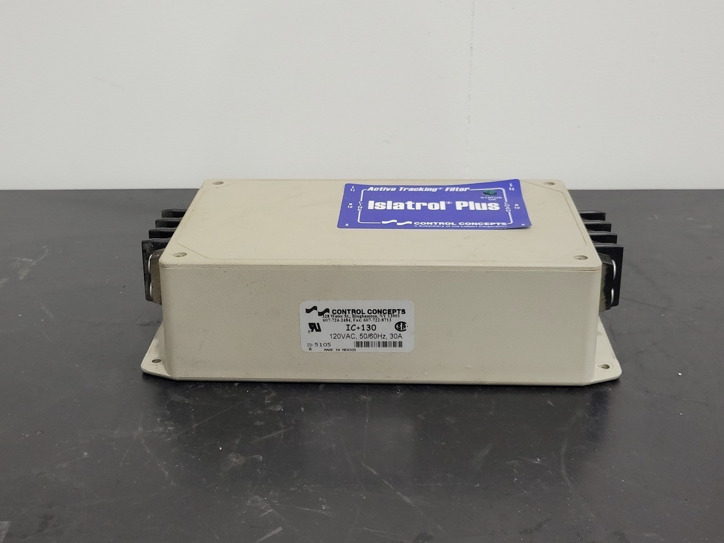 CONTROL AIR INC IC+130 120 VAC, 50/60hz, 30A, Islatrol Plus Active Tracking