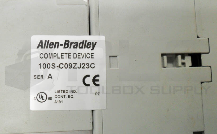 NEW ALLEN BRADLEY 100S-C09ZJ23C /A CONTACTOR W/ 100-C09Z*01 /A W/ 100S-F /B