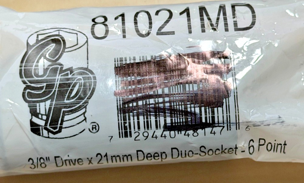 Grey Pneumatic 81021MD 3/8″ Drive x 21mm Deep Length Duo Impact Socket Warranty