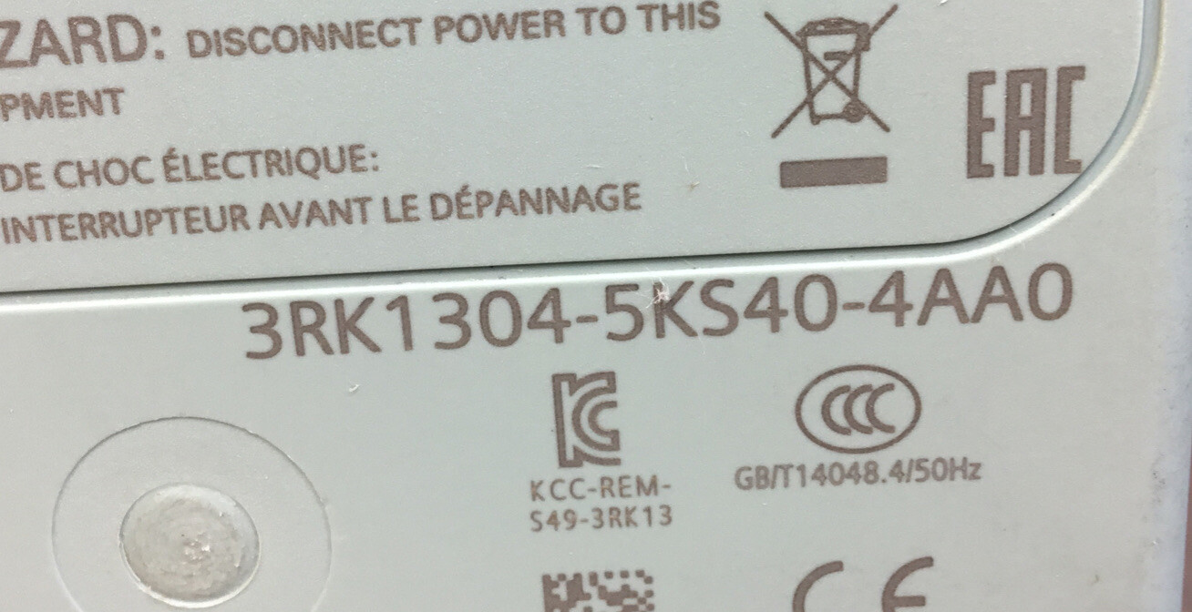 Siemens 3RK1304-5KS40-4AA0 Direct Starter Loc.4A