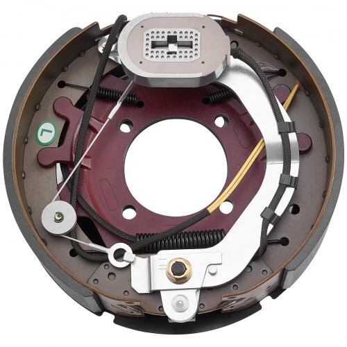 Electric Trailer Brake Kit, 12.25 x 3.375 Inch, 2 Pairs Self-Adjusting Electric