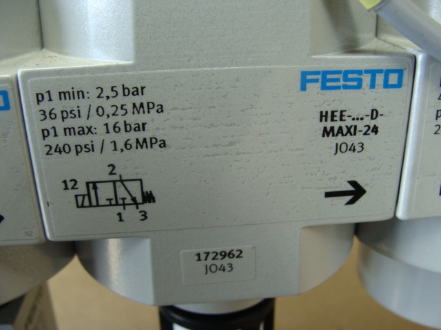 FESTO ASSY HE-D-MAXI LFR-D-5M-MAXI FRM-D-MAXI HEE-D-MAXI-24 HEL-D-MAXI HE-D-MAXI