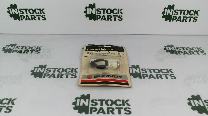 BURNDY RK-161-2 PANEL LIGHT FLUSH SNAP IN YELLOW LENS NSFB
