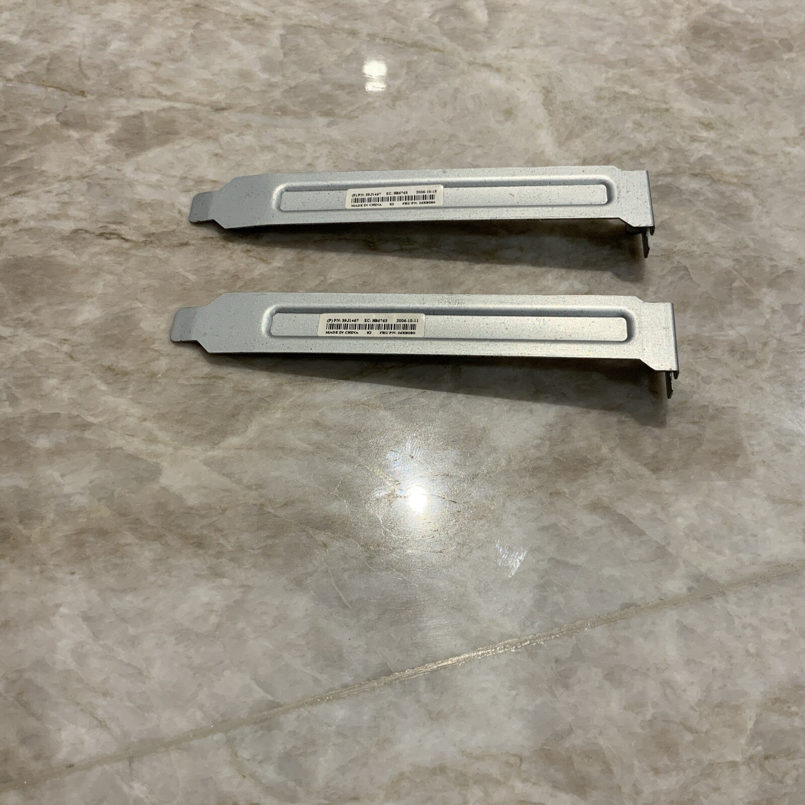Lot 2x PCI Blank Plate 39JI467 H86763 26K8080